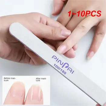 1 ~ 10 шт. 14 цветов Двусторонняя матовая пилочка для ногтей для полировки ногтей Гель-печать и моделирование ногтей Профессиональный ногтей