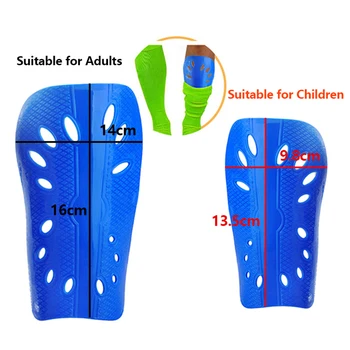 1 пара футбольные щитки для голени пластиковые футбольные щитки для ног для детей Взрослый защитный экипировка дышащий щиток