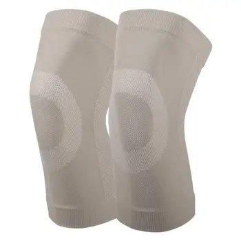 1 пара Экологически чистый наколенник Наколенник с прикосновением к коже Нелегко соскользнуть Мужчины Женщины Бандаж для ног Поддержка Защита колена