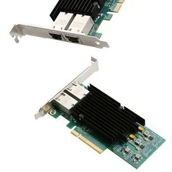 10 гигабитная сетевая карта RJ45 LAN адаптер игровой PCI-E сетевой адаптер компьютерные аксессуары игровые адаптивные 10000 Мбит/с Lan Card