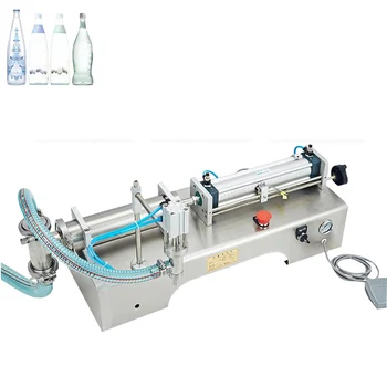 10 мл-1000 мл Пневматическая машина для розлива жидкостей с пьезометром Коммерческий автоматический наполнитель бутылок для масляных косметических напитков