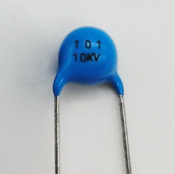 100 шт. Высокочастотный синий керамический чип-конденсатор 10 кВ 101K 100 пФ высоковольтный источник питания керамический диэлектрический конденсатор