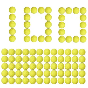 100 шт. Круглые шариковые пули Набор для дротиков для серии Nerf Rival (желтый, синий, красный, зеленый, оранжевый) 2,2 см ±0,1 см
