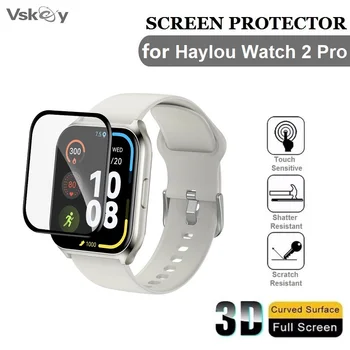 100PCS 3D изогнутая мягкая защитная пленка для экрана Haylou Watch 2 pro LS02 PRO Smart Watch Полная защитная пленка против царапин