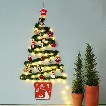 140 см Рождественская креативная настенная елка DIY Рождественское подвесное елочко в форме рождественского украшения