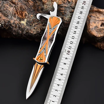 17CM карманный нож 3D крутой наконечник гироскоп тактическое выживание ножи кемпинг складной клинок мульти нож карманный боевой нож лучший подарок