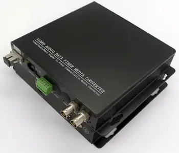 2-канальный SDI + 1-канальный 10/100 Мбит/с Ethernet по оптоволокну Удлинительный преобразователь