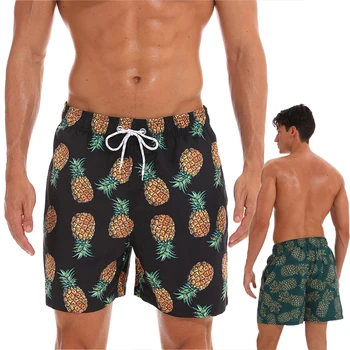 2019 Мужские шорты для плавания Новые быстросохнущие летние мужские шорты для серфинга Пляжные шорты для мужчин Спортивные шорты для бега