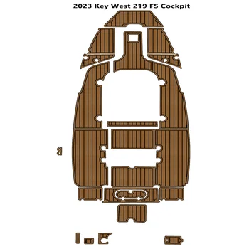 2023 Ки-Уэст 219 FS Коврик для кокпита Лодка EVA Foam Teak Палуба Накладка на пол Самоклеящаяся