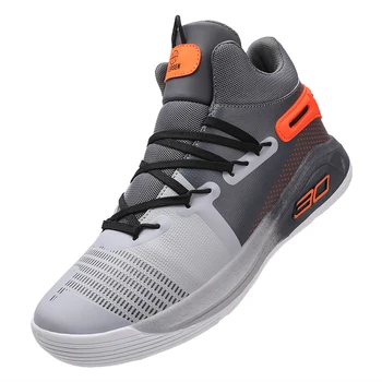 2024 Мужская баскетбольная обувь Бренд Профессиональные кроссовки Противоскользящие кроссовки Высокие дышащие мужские спортивные баскетбольные ботинки на открытом воздухе