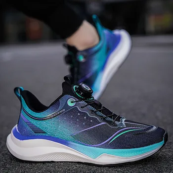 2024 Мужская обувь для фитнеса Вулканизированная обувь Мужская мода Легкие спортивные кроссовки для бега без скольжения Теннис Дышащая обувь для бега на открытом воздухе