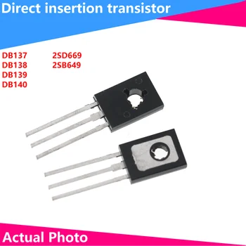 20PCS транзистор DIP BD137 BD138 BD139 BD140 2SD669 2SB649