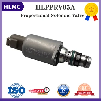 24 В Электромагнитный клапан гидравлического насоса HLPPRV05A для экскаватора SY215 SY235 SY335 Пропорциональный электромагнитный клапан главного насоса