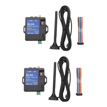 2X GL09 8-канальная система GSM сигнализации с управлением приложениями с питанием от батареи Система безопасности SMS-оповещения 2019