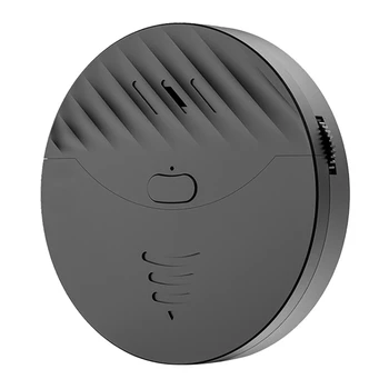 2X Tuya Smart Wi-Fi Сигнализация Датчик вибрации Датчик Безопасность Защита Оповещение Работает с Alexa, Smart Life (черный)