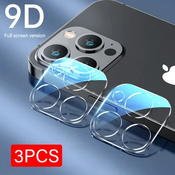 3PCS Защитное Стекло С Полным Покрытием Для iPhone 15 14 11 12 13 Pro Max Защитная Камера Для iPhone 12Mini 13Mini 14/15Plus XR XS Max