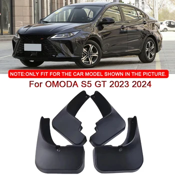 4 шт. Для OMODA S5 GT 2023 2024 Автомобильный стайлинг ABS Автомобильные брызговики Брызговики Брызговики Брызговики Переднее заднее крыло Авто Аксессуары
