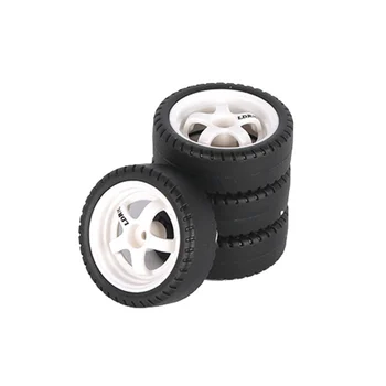 4Pcs 33 мм RC Drift Tire Wheel Hard Tire для LDRC AE86 A86 A86P LD1801 1/18 RC Авто Обновление Аксессуары,1
