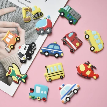 5 шт. Креативные мультяшные автомобильные магниты на холодильник для детей небольшой размер магнитный магнит на холодильник транспортные магниты