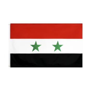 60x90см/90x150см Флаг Сирийской Арабской Республики 2x3ft/3x5ft Национальный баннер SYR