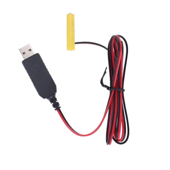 AAA Eliminators USB-кабель питания Заменить 1x 1,5 В AAA для электрических игрушечных часов Светодиодные часы