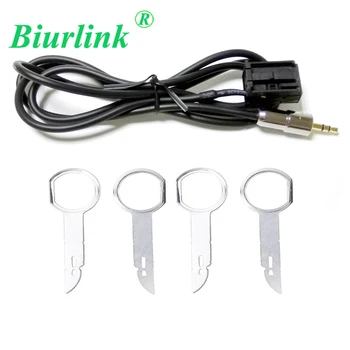 Biurlink Ключи для снятия автомагнитолы и 12-контактный кабель Audio Aux для Ford Focus Mk2 Mondeo C-Max S-Max 5000C 6000CD