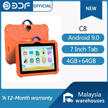 C8 BDF Лучший подарок 7-дюймовый детский планшет для детей предустановленное образовательное приложение Android планшетный ПК для мальчиков и девочек