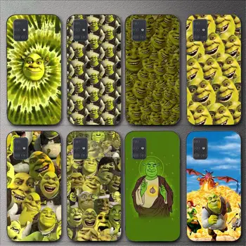 Cartoon-Moive-S-Shreks-Coon Чехол для телефона Samsung Galaxy A02 A12 A13 A22 A32 A41 A51 A53 A71 A73 Shell