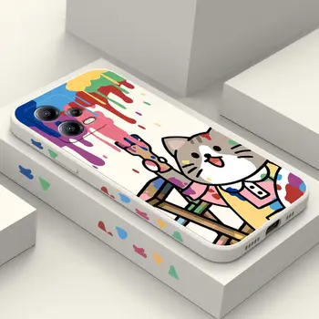 Cat Goodle Силиконовый чехол для телефона для Xiaomi Poco X5 X3 X3GT X4GT X4Pro X3NFC X3Pro M3 M4 M5 M3Pro M4Pro F4GT F4 F3 C31 C40 Чехол