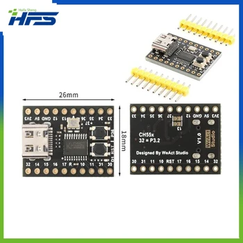 CH552 Mini Core Development Board 51 Минимальный модуль системной платы обучения Type-C WCH MCS51 E8051 24 МГц CH552T для Arduino