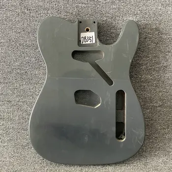 DB351 Tele Электрогитара Незаконченный TL Стандартный корпус гитары Матовый черный с повреждениями DIY Гитарные детали для замены