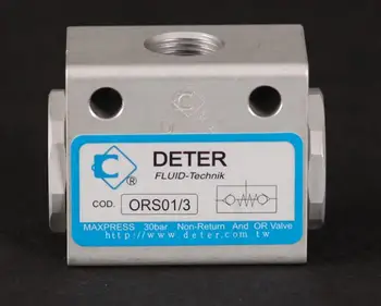 DETER FLUID-Technik COD. ORS01/3 MAXPRESS 30 бар 0RS01/3 Обратный и операционный клапан