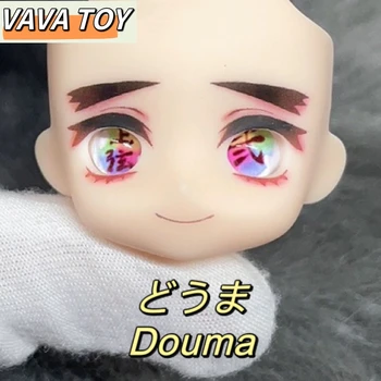 Douma Ob11 Face Demon Slayer GSC YMY Лицевые панели с открытыми глазами Глиняный человек Аниме ручной работы Косплей Игрушки Куклы Аксессуары
