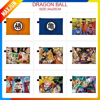 Dragon Ball Аниме Фигурка Первое издание Kakarotto Периферийная сумка для документов Полноцветная сумка для файлов Информация Канцелярские принадлежности Сумка для хранения