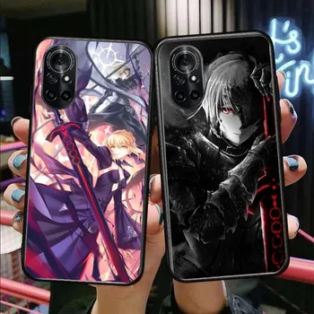 Fate Saber Alter Чехол для смартфона Honor 90 70 50 20 7S X9 X8 X7 Magic 4 3 Pro Черный мягкий чехол для телефона Funda