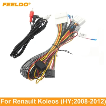 FEELDO Автомобильный 16-контактный адаптер жгута проводов шнура питания для Renault Koleos (HY; 2008-2012) OEM Радио с установочным головным устройством 6CDC