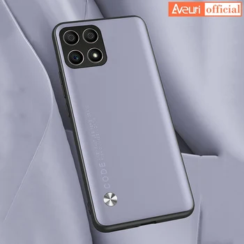 For Honor X9 X8 X7 Coque Ультралегкий роскошный чехол из искусственной кожи для Honor X30i Чехол для бизнеса Матовый силиконовый защитный чехол для телефона
