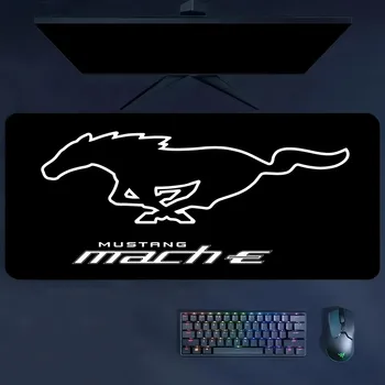 Fords Mustang Big Mousepad Коврик для мыши Gamer HD Print Компьютерная мышь коврик Офис Резиновый коврик для клавиатуры