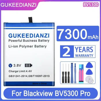GUKEEDIANZI Сменный аккумулятор BV5300 (Li765974HT) 7300 мАч для Blackview BV5300 Pro BV5300Pro