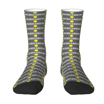 Harajuku Ricards Drink Socks Мужчины Женщины Теплые 3D-печатные баскетбольные спортивные носки