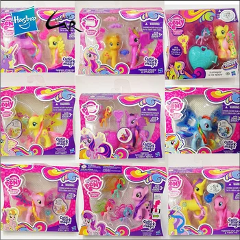 Hasbro My Little Pony Pinkie Pie Fluttershy Аниме Фигурки Милашка Волшебный Радуга Dash Коллекционная модель Детские игрушки Подарок