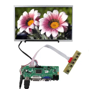 HD MI DVI VGA LCD Плата контроллера 10,1-дюймовый ЖК-экран 1366x768