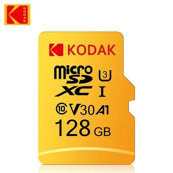 KODAK Micro SD Карта памяти Class 10 128 ГБ 4K Высокоскоростная флэш-память Cartao de Memoria TF Mecard C10