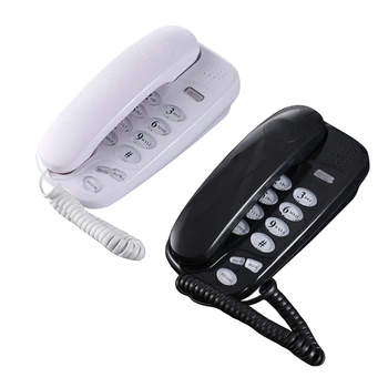 KXT-580 Стационарный стационарный настенный телефон Портативный мини-телефон Настенный подвесной телефон для домашнего офиса Отель Спа-центр