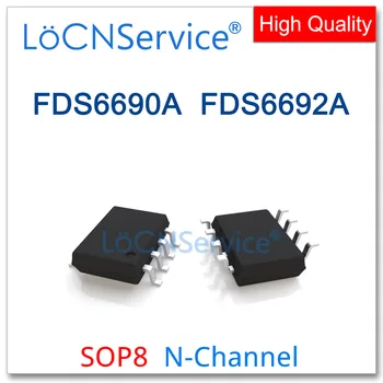 LoCNСервис 50 шт. 500 шт. FDS6690A FDS6692A SOP8 FDS6690 6690 N-канал высокого качества