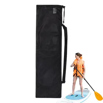 Mesh Paddle Bag Лодочная сумка Портативная лодочная сумка с веслом Сетчатая сумка Регулируемый плечевой ремень Аксессуары для каяка