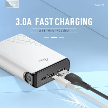  Mini Fast Charger PowerBank, компактное портативное зарядное устройство большой емкости, два выходных порта, наружный резервный аккумулятор, 3,0 А, 10000 мАч