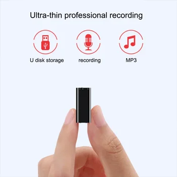  Mini USB Pen Диктофон 8-64G Цифровой диктофон Playe Recorders Цифровое устройство записи звука Micro Audio Запись