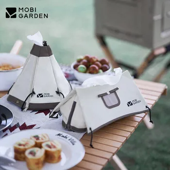 MOBI GARDEN Оборудование для кемпинга Палаточный хлопковый ящик для салфеток 104 г Сверхлегкая бумажная башня Коробка Портативная рулонная бумажная коробка на открытом воздухе