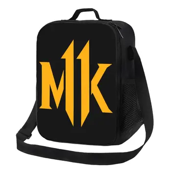 Mortal Kombat MK Print Изолированная сумка для ланча для офисной файтинг-игры Sub Zero Scorpion Портативный кулер Термо Ланч Бокс Дети